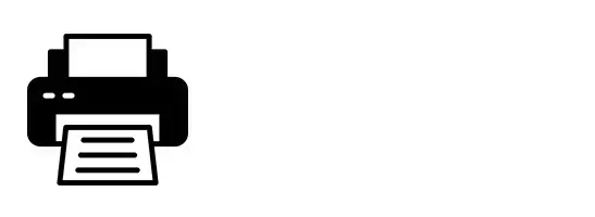 Windows Printer main logo white contrast